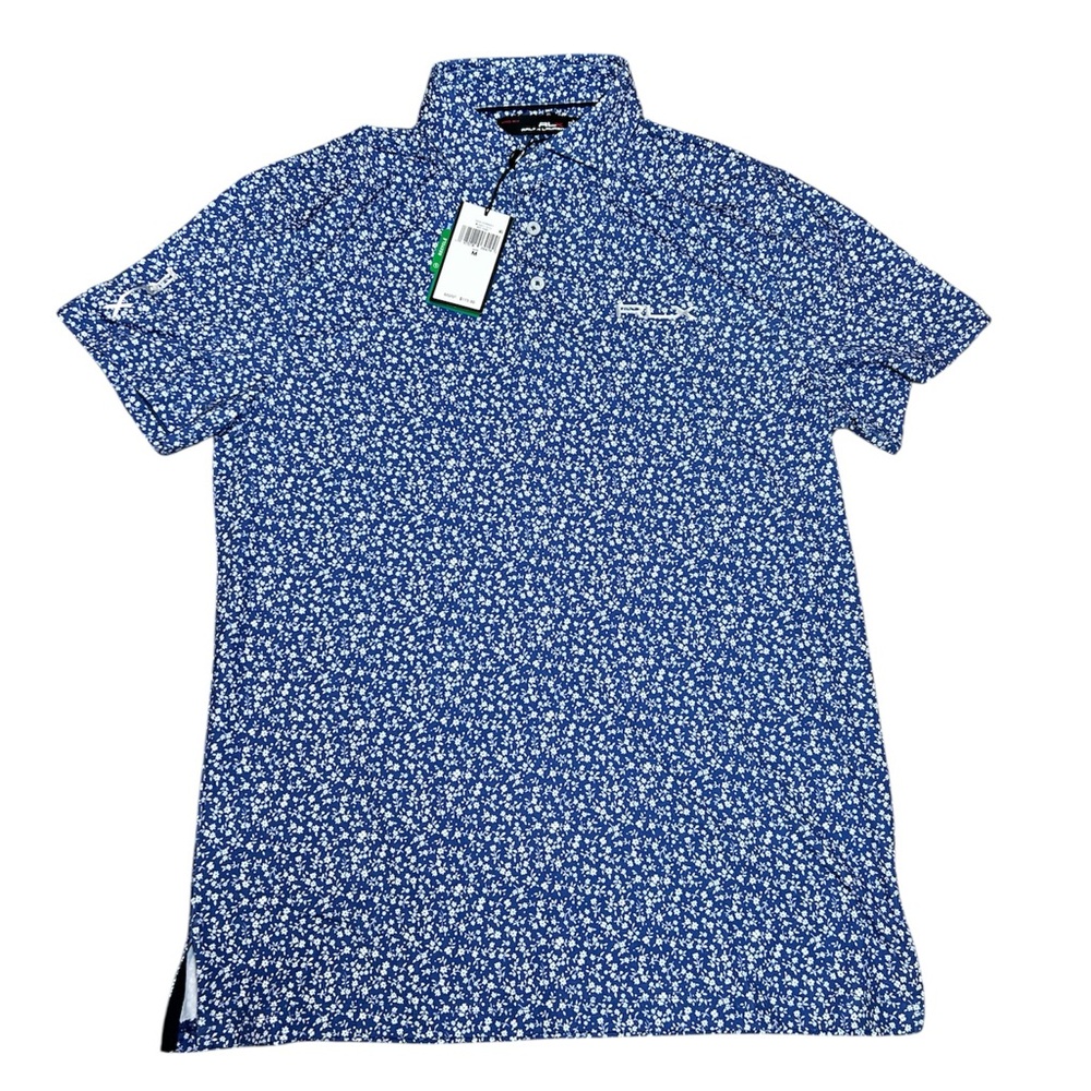 Ralph Lauren RLX GOLF Lightweight Airflow Printed Floral polo shirt men’s M